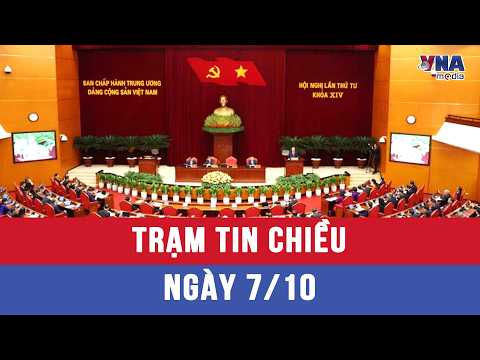 News Station Afternoon 10/7: Third Working Day, Fourth Plenum of the 14th Party Central Committee