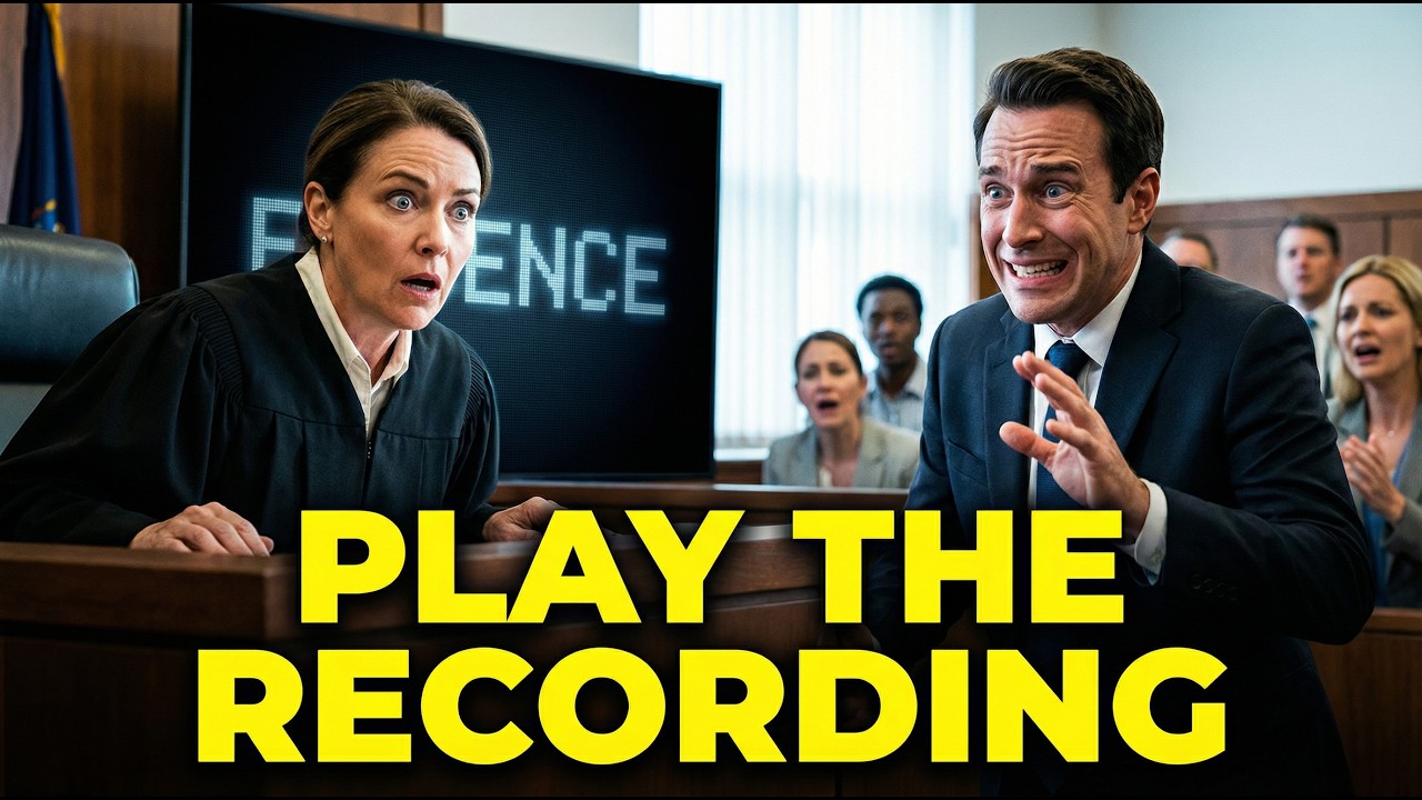 The Prosecutor Smiled During Sentencing… Until The Evidence Screen Turned Black.