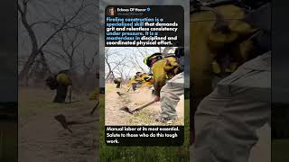 WILDLAND FIREFIGHTERS AT WORK