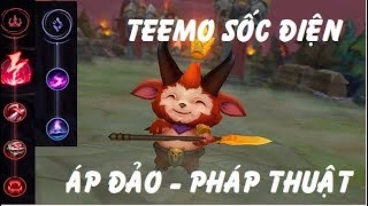 Teemo mùa 8 đi top mang bảng ngọc nào năm 2024