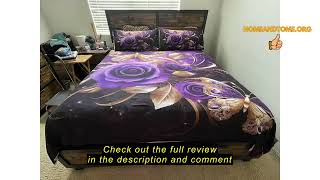 Review AILONEN Eiffel Tower Pink Duvet Cover Set Queen Size,Tie Dye Flower Comforter Cover Set for G