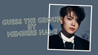 [KPOP GAME] CAN YOU GUESS THE GROUP BY MEMBERS NAME ? | BOYGROUPS VERSION (#2)