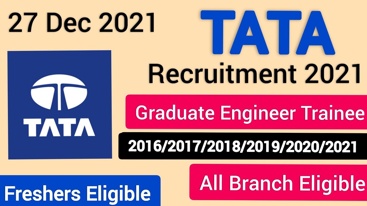 tata Jobs|Mechanical jobs Graduate jobs |b tech jobs | Job vacancy 2021|tata Jobs 2021|Fresher