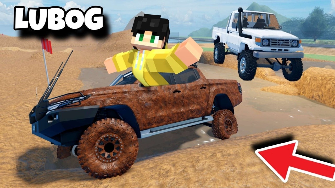 PICKUP TRUCK NALUBOG sa MALALIM na PUTIKAN at LUBAKAN sa PAG AKYAT sa BUNDOK sa ROBLOX