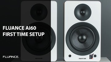 How to Set Up the Fluance Ai60 Powered Bookshelf Speakers for the First Time
