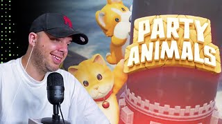 Party Animals Just a Fun Gameplay | Ceburekas Reacts