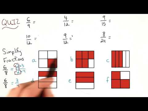 Match Simplified Fractions - Visualizing Algebra