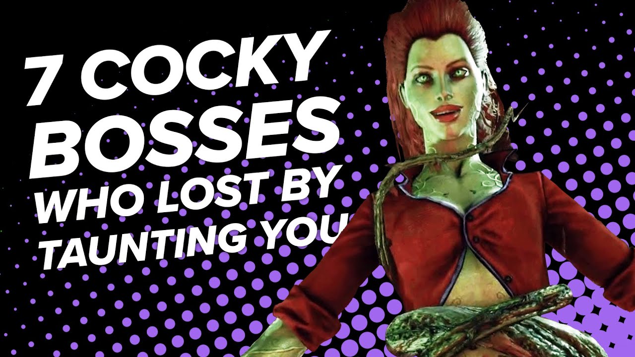 7 Cocky Bosses Who Would Be Unkillable if They Didn't Stop to Taunt You