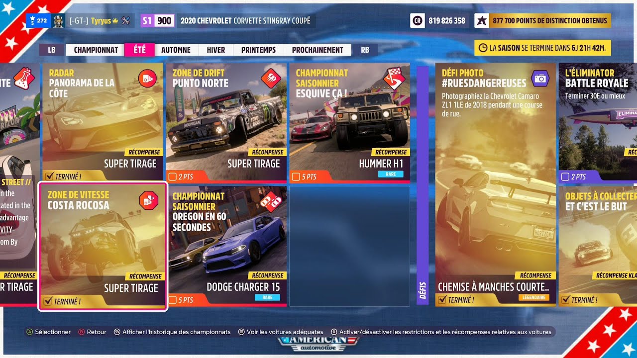 Fh5 Ribera Rocosca Forza Horizon 5 (FH5) Défi Saisonnier ZONE DE VITESSE COSTA ROCOSA ...