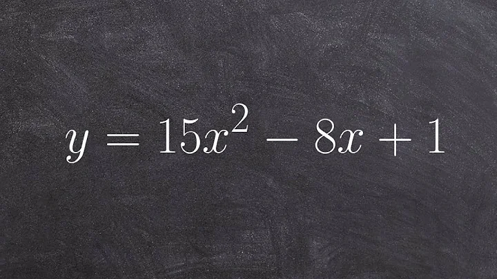 Solve by factoring when a is greater than one