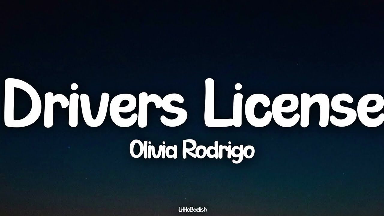 (Lyrics) Olivia Rodrigo – drivers license