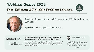 Pyosyn: Advanced computational tools for process synthesis