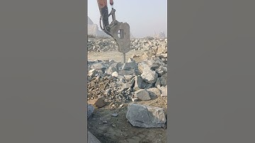 A powerful HITACHI excavator on duty #stonecrusher #viralvideo#automobile#stonecrusherline #shorts