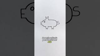 COMO DESENHAR UM PORQUINHO