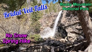 Bridal Veil Falls-Rocky Mountain National Park-Spring Solo Hike