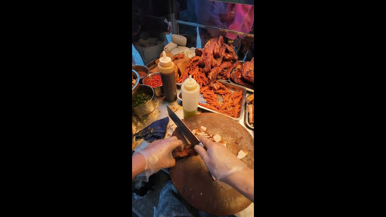 🔴 LIVE: Cantonese Roast Meat Cutting | China Street Food POV in Action