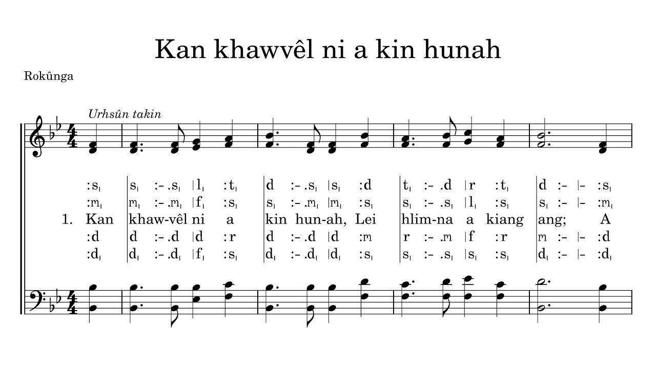 KHB 465 | Kan Khawvel Ni A Kin Hunah | A Capella