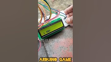Arduino Run Game / Arduino Nano/LCD Display /MSS Electronic YouTube channel #shorts #arduinoproject