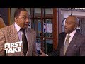 Stephen A., Tim Hardaway Sr. debate top 5 all-time crossover dribbles | First Take