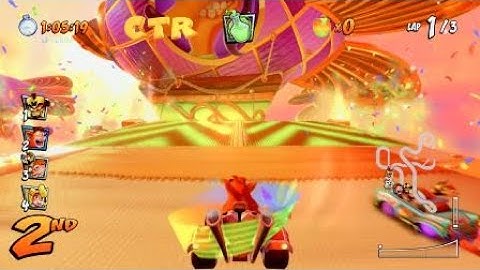 Hot Air Skyway - All CTR Challenge Token Letter Locations - Crash Team Racing Nitro-Fueled