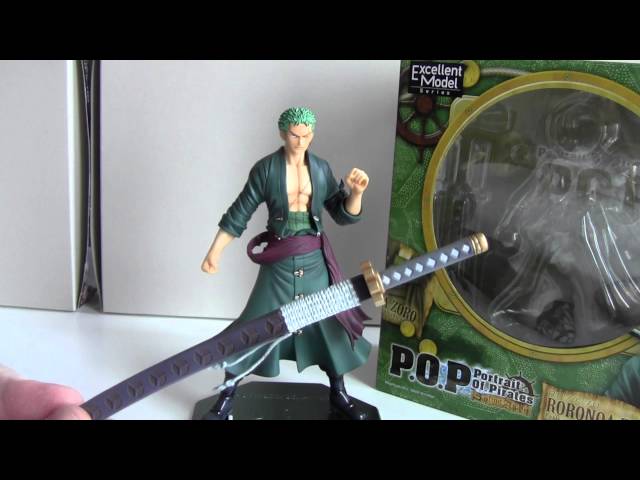 One Piece P.O.P Sailing Again Roronoa Zoro Review! - YouTube