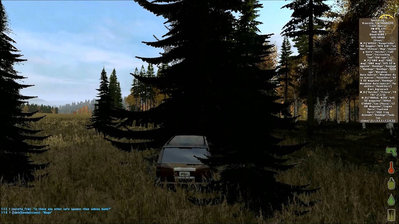 nutella_ftw, using Auto Repair script DayZ Oringins 1/2/2014  Another one