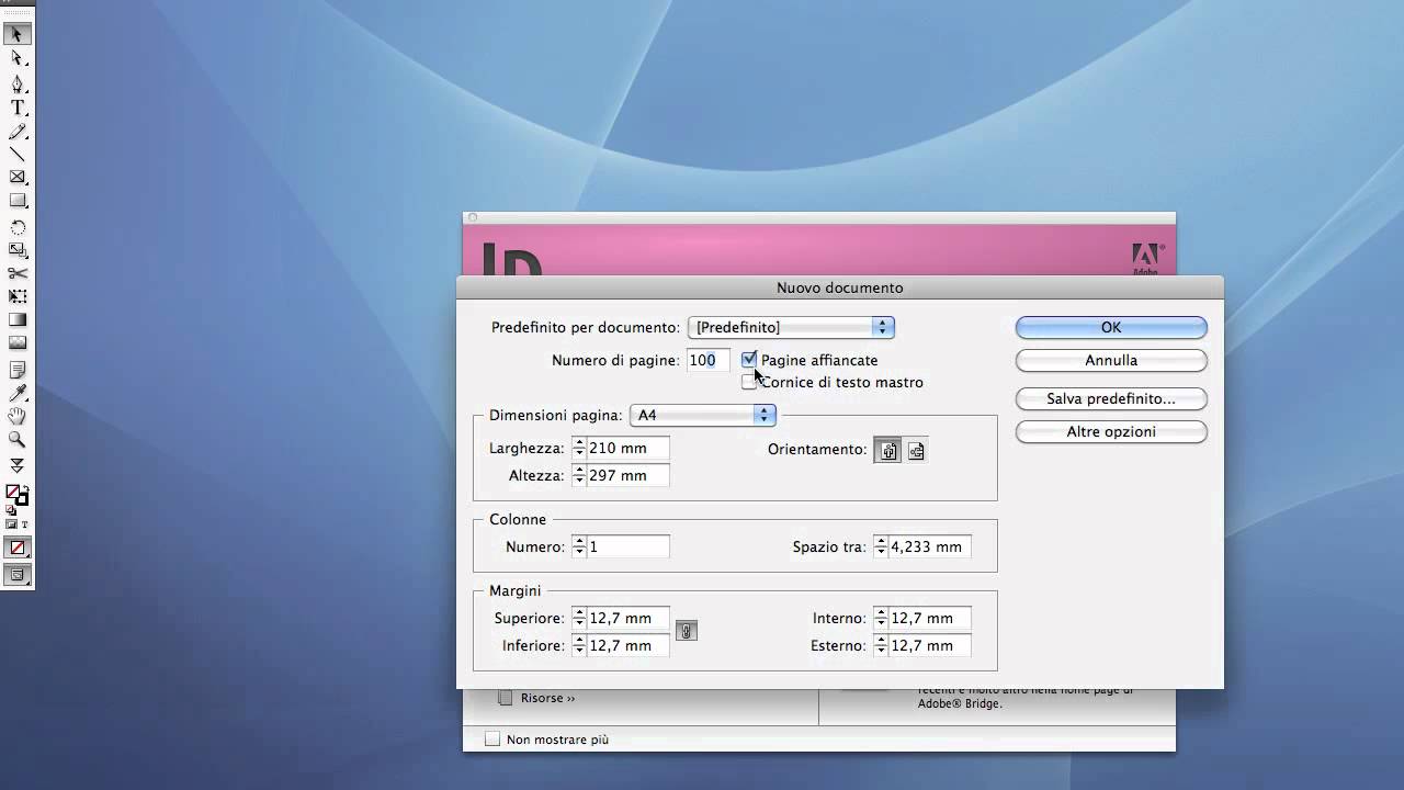 InDesign CS4 - Introduzione: creare il primo documento - YouTube