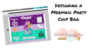 Designing a Mermaid Chip Bag in Silhouette Studio