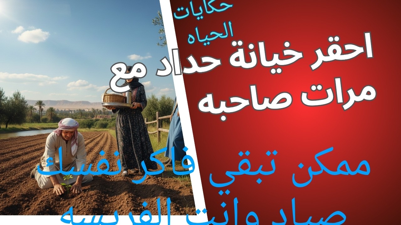 حكايات الحياة | احقر خيانة حداد مع مرات صاحبة ممكن تبقى فاكر نفسك صياد وانت الفريسة