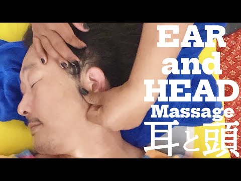 耳＋ヘッドマッサージ/叩打法,海外ハールワッサーASMR Ear Massage