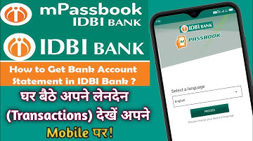 How To Use IDBI Bank mPassbook App | IDBI Bank mPassbook Kaise Use Kare | Gyan With Sunny