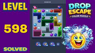 Drop Escape – Level 598 | Walkthrough
