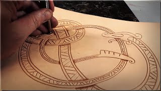 Leather Carving Tutorial  Viking Style