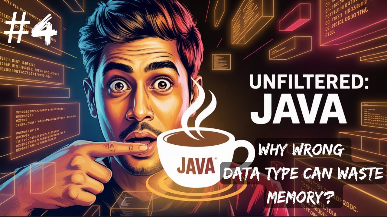 #4 Why Wrong Data Type Can Waste Memory? | How Java Handles Variables 