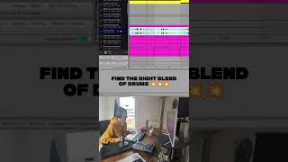 Find the right blend of drums 🥁🥁 #ambiant #track #sun #ableton #drums