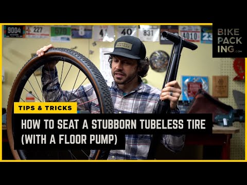 How to Mount a Stubborn Tubeless Tire (With a Floor Pump)