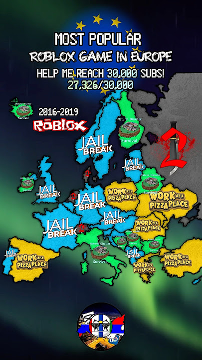 most popular roblox game #europe #map #geography #history #mapper #mapping #roblox #trend #games