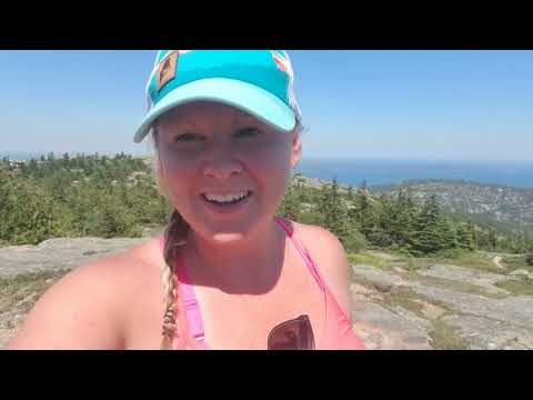 West Face Trail up Cadillac Mountain in Acadia National Park