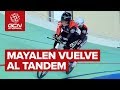 Mayalen vuelve al tandem en los Campeonatos de España de ciclismo adaptado