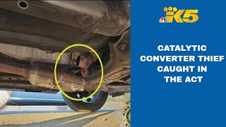 Catalytic converter thief caught in the act in Auburn, WA