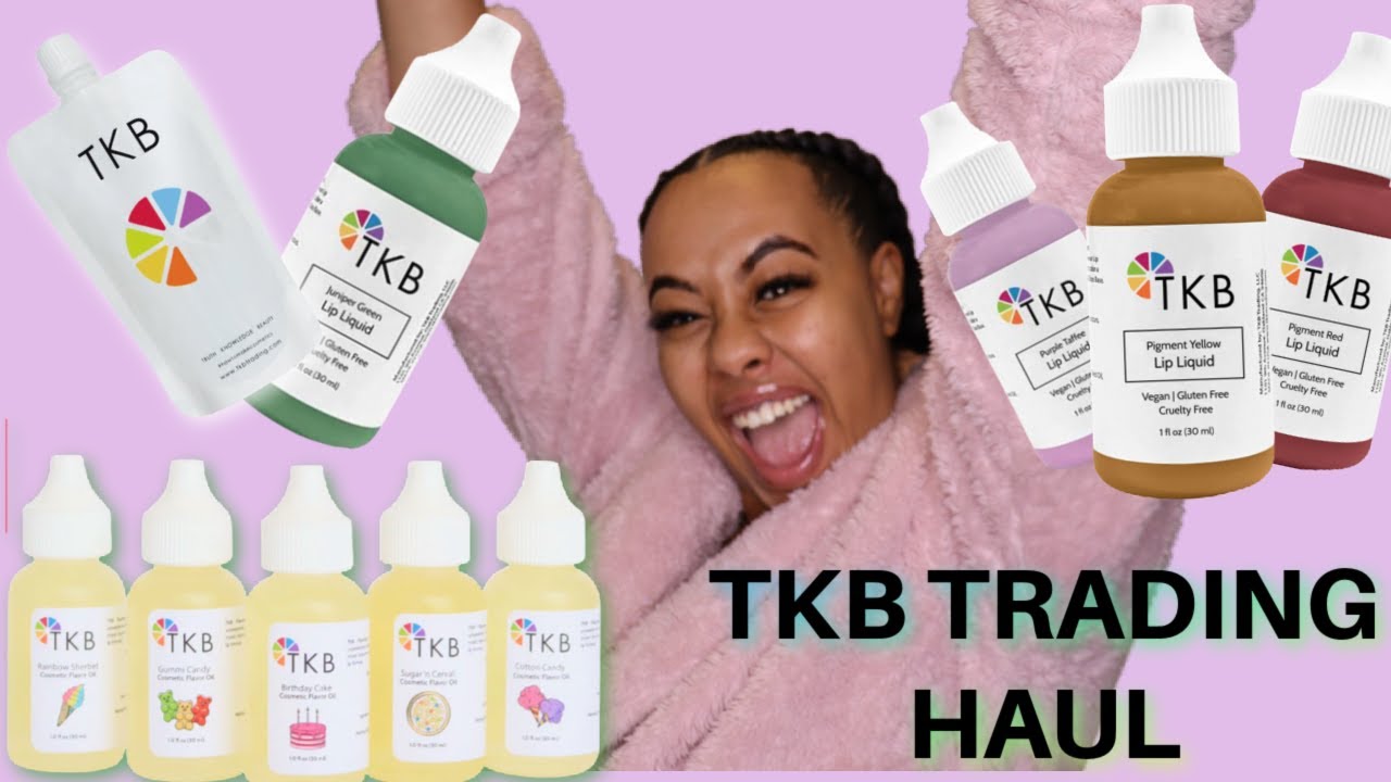TKB TRADING HAUL | I'M SO EXCITED | NEW COLOURS /FLAVOUR OILS AND MORE! FOR LIP GLOSS COLLECTION
