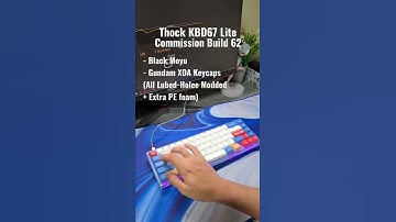 Is your keyboard as Thoccy as this??? | KBD67 Lite R3 | Commission 62 | Mechanical Keyboard ASMR