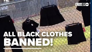 An El Paso middle school bans all black clothing, citing mental health concerns