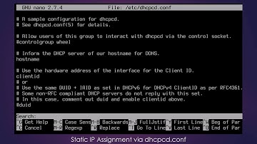 Part 5 of 12 - Raspberry Pi Secure Baseline Setup - Static IP via dhcpcd.conf