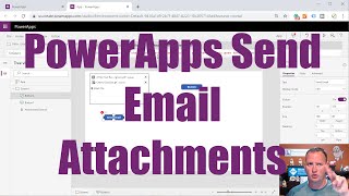 PowerApps Email Attachments with the office 365 connector and attachment control