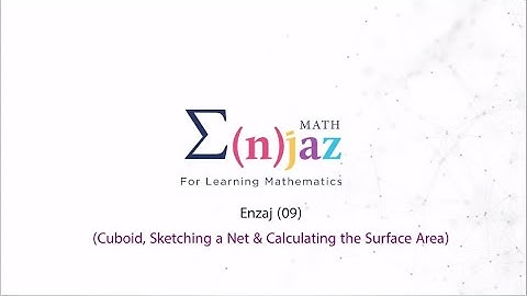 (Enjaz 9) Cuboid, Sketching a Net & Calculating the Surface Area