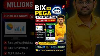 BIX in Pega Explained in 60 Sec | Reporting for Millions of Records 🚀|| Chandra Trainings 8106090080