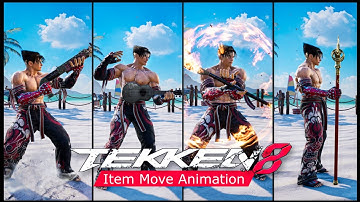 Tekken 8 - All Item Move Animations | Season 2
