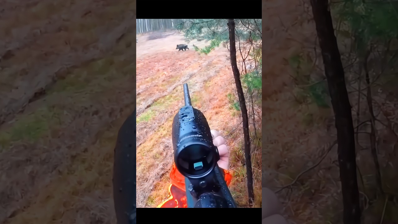 Идеальный выстрел, охота на кабана