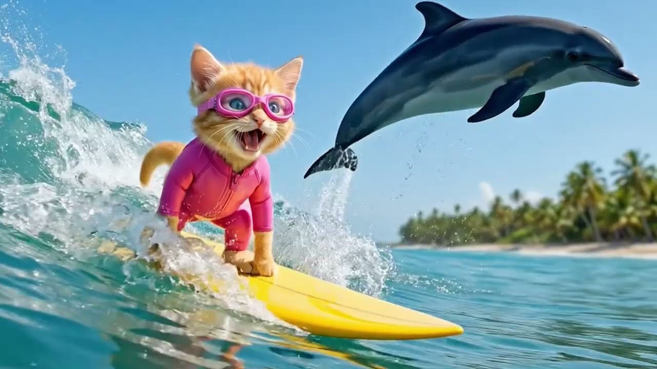 From Baking Together to Zoo Dreams — Mama Cat & Ginger Kitten Work Hard for a Happy Day Out 🐱❤️🦁